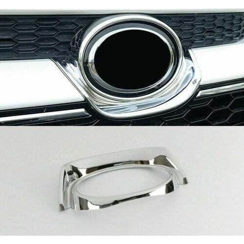 Front Grille Emblem Logo Cover Trim Fit For Toyota Corolla 2019-2020 ABS Chrome