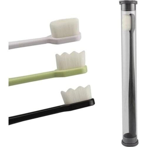 Ultra-fine Toothbrush Super Soft Bristle Deep Cleaning Brush Portable For Oral Care Tools Teeth Care Oral Cleaning Travel TSLM1