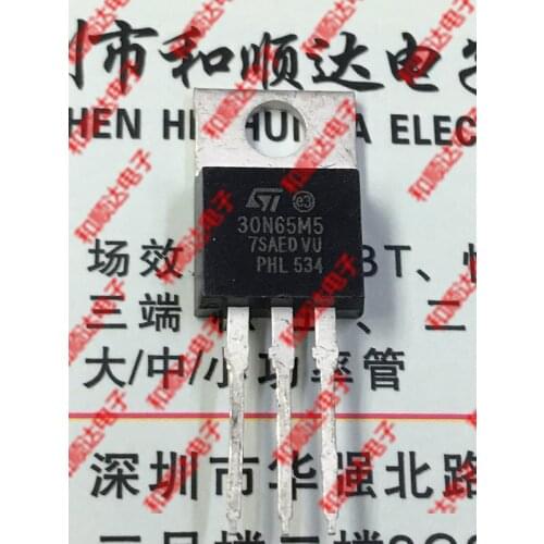 10pcs/lot 30N65M5 STP30N65M5 New stock TO-220 710V 22A