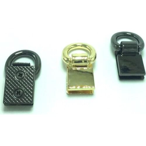 20 Pc D Rings Side Clip Buckle DIY Shoes Garment Belts Handbag Hanging Hook Strap Chain Hardware Accessory