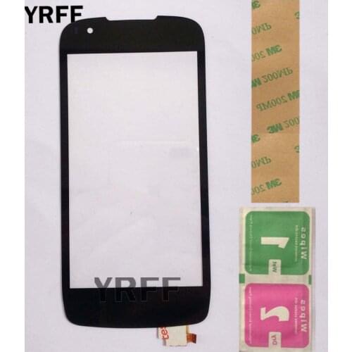 4.5'' Touch Screen For Fly IQ4405 Evo Chic 1 IQ 4405 Touch Screen Panel Digitizer Front Glass Sensor Mobile Phone 3M Glue Wipes