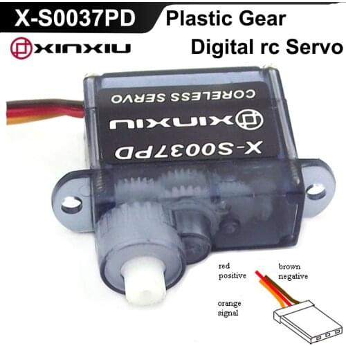 4pcs/lot X-S0037PD 3.7g digital micro rc servo