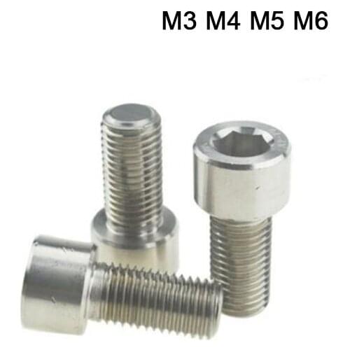 50pcs M3 M4 M5 M6 Stainless Steel Hexagon Hex Socket Head Screw, Cylinder Head Screw High Quality