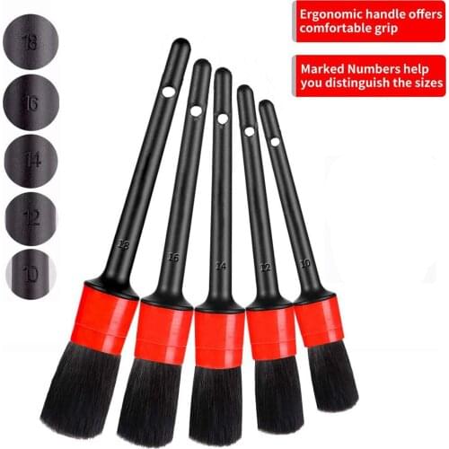 9 PARTS Car Detail Brush Kit Auto for Wheel Motor Clean Brush