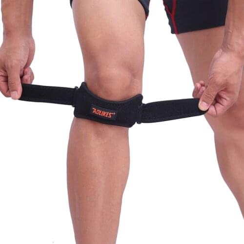 AOLIKES 1PCS Adjustable Knee Patellar Tendon Support Strap Knee Brace Pads Running Basketball Outdoor Harm prevent GYM recommend