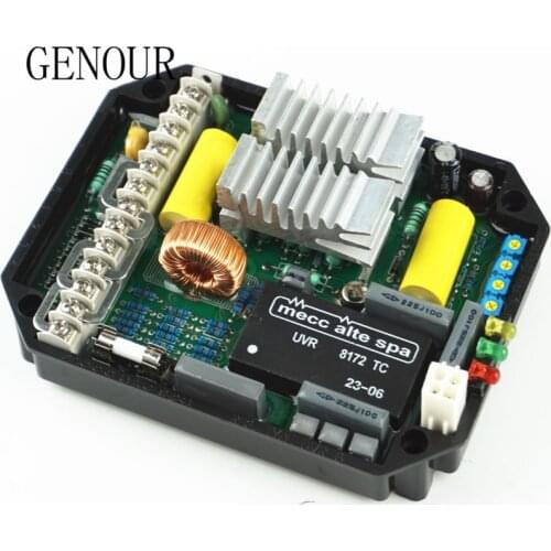 AVR UVR6 Automatic Voltage Regulator China Powerly Generator Stabilizer Alternator Single Three Phase Adjuster