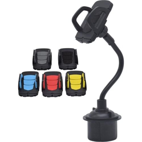 Car Phone Cup Holder Mount with Flexible Long Neck for iPhone Samsung GPS Phone Holder Cup Holder Cell Phone Mount