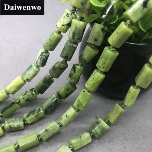 Canada Jasper Chalcedony Prism Cube Beads Natural Loose Stone Spacer Diy