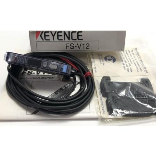 Original Keyence Digital Optical Fiber Sensor Amplifier FS-V12