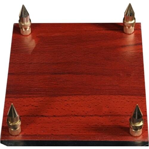 Pure Copper Speaker Spikes Stand Feet Pad Copper Audio Tripod Nails Subwoofer Speakers Suspension Dedicated 4 Pairs