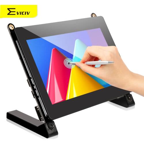 EVICIV Portable Monitor for Raspberry Pi 3 4 Zero 5 Inch Banana Touch Screen Nanopi IPS Display USB HDMI 3D Printer Touchscreen