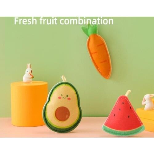 Cute Animal Catnip Toys for Indoor Cats Fluffy Plush Stuffed Cat Toys Pet Biting Grinding Teeth Toy for Kitten Cat Accessaries