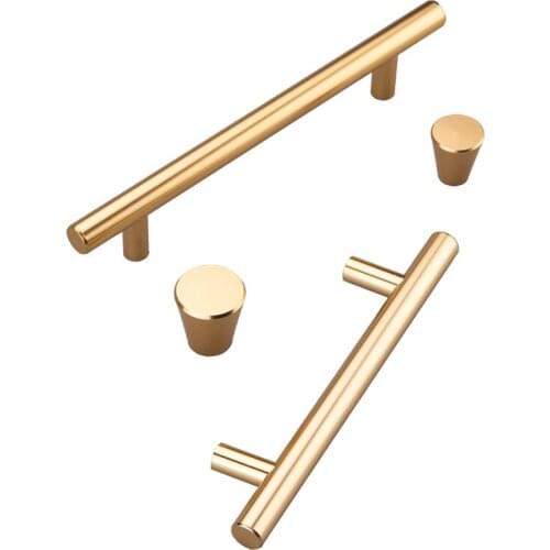 Modern Golden Furniture Handles Cabinet Knobs and Handles Kitchen Handles Drawer Knobs Cabinet Pulls Cupboard Knobs Hardware