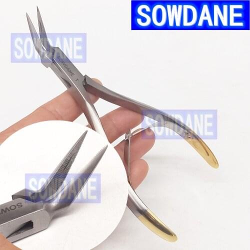 Dental Root Fragment Minimally Invasive Tooth Extraction Forcep Tweezers Curved Maxillary And Mandibular Tooth Pliers