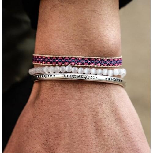 Woozu White Bracelets