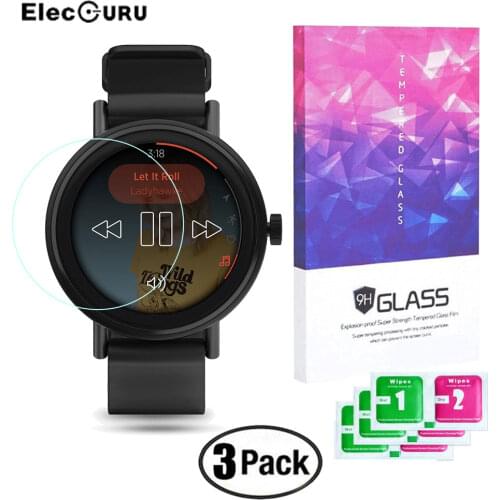 2.5D Protective Glass For Misfit Vapor 2 (41mm 46mm) Tempered Glass Screen Protector 9H HD Anti Scratch Anti-shatter Glass Film