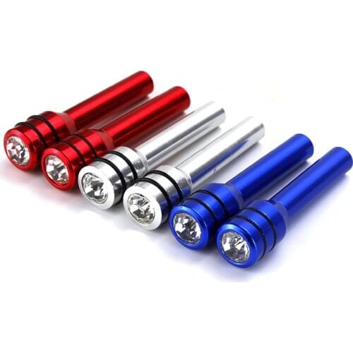 2Pcs Diamond inlay Car Door Lock Knob Pull Pins Aluminum Alloy Auto Truck Interior Door Lock Button Accessories