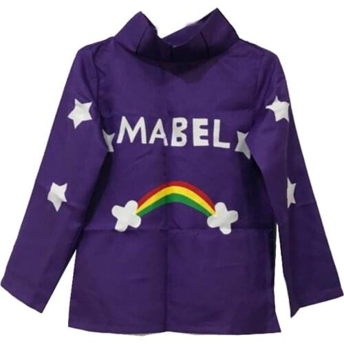 2019 Gravity Falls Mabel Pines Cosplay Costume Purple Version