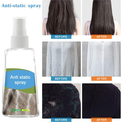 30/60ml Multifunctional Portable Antistatic Spray For Clothes Furniture Car And Closet Best Price