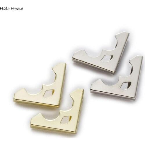 50 Piece More Color Hollow Book Scrapbooking Metal Corner Protectors Box Bags Albums Folders 23x16mm(7/8"x 5/8")