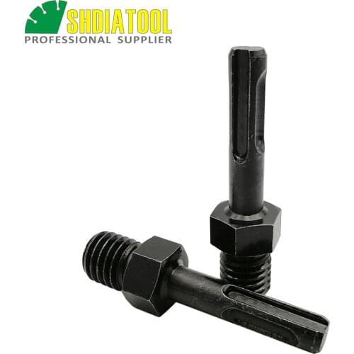 SHDIATOOL M14 Thread to SDS or 5/8 Thread to SDS Adapter Diamond Core Bit Adapter Fitted On Hammer Drill or Electric Drill