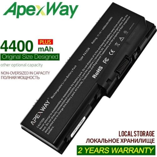ApexWay PA3536U-1BRS Laptop Battery for Toshiba Equium P200 P300 for TOSHIBA PA3537U-1BRS PABAS100 PA3536 PA3536U P200-10G Satel
