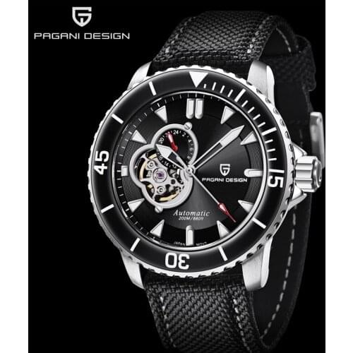 PAGANI DESIGN Sapphire Glass Men Mechanical Watch Top Brand Luxury Automatic Watch Sport Waterproof Men Watch relogio masculino