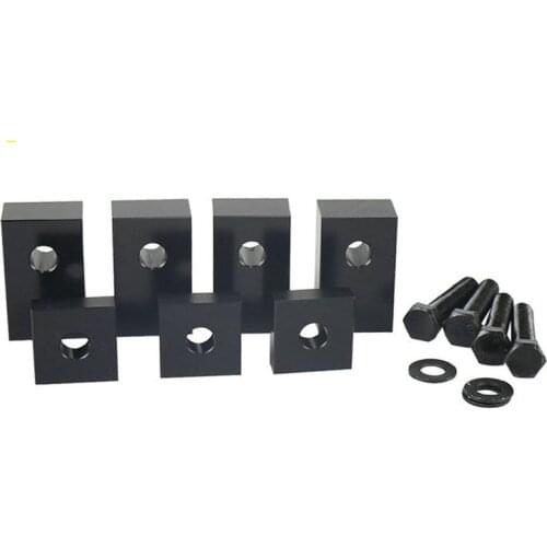 Black Rear Seat Support Recline Spacer Kit for 07-19 Jeep Wrangler JL JK Unlimited 4-Door Accessories Rear Seat Recline Kit