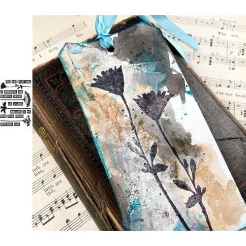 Flower Awesome to Me Metal Cutting Dies and Stamps DIY Scrapbooking Card Stencil Paper Cards Handmade Album Stamp Die Sheets