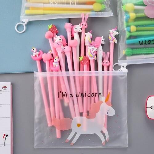 Cartoon Gel Pen Set, 20, Student Water Pen, Creative, Cute Department, Student Signature Pen Signature Pen