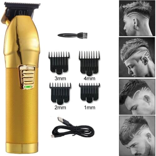 Hair Clipper Electric hair trimmer Cordless Shaver Beard Trimmer 0mm Men Barber Waterproof Hair Cutting Machine for men