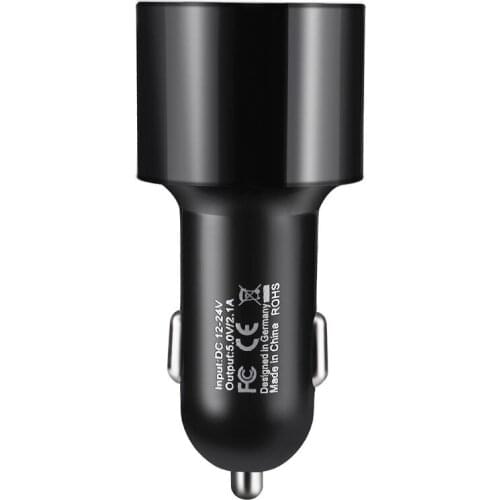 Handsfree Bluetooth 4.2 FM Transmitter Modulator Car Charger 3.1A Dual USB