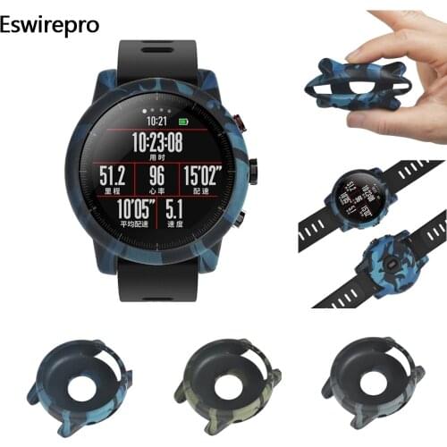 Soft Case for Xiaomi Huami AMAZFIT 2/2S Stratos Watch Silicone Frame Cover Protect Shell For Amazfit Stratos/2/2S Colourful