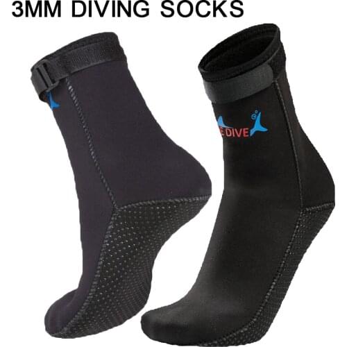 3mm diving socks swimming sock Dive sail Brand New Beach Neoprene Socks Scuba Diving Non-slip Boots Shoes 1Pair Free shipping