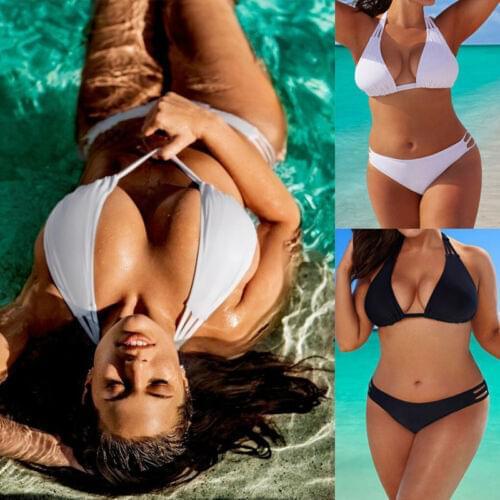2019 Newest Fashion Hot Sexy Charming Wholesale Women Push-up Bandage Bikini Set Swimsuits Triangle Swimwear Bathing Plus Size