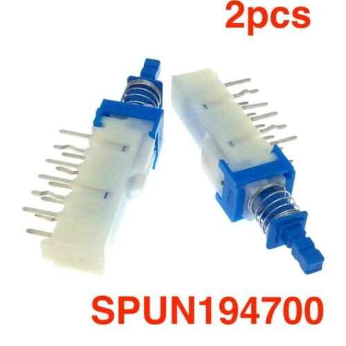 2pcs original for ALPS key switch power amplifier mixer car switch SPUN194700 self-locking