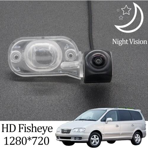 Owtosin HD 1280*720 Fisheye Rear View Camera For Hyundai Trajet 2000 2001 2002 2003 2004 2005 2006 2007 2008 Car Parking Monitor