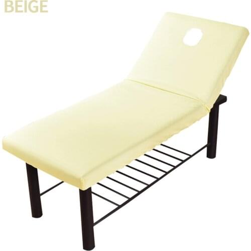 Bedding Sheet Beauty Spa Massage Bed Table Cover Elastic Salon Couch Sheet W/ Breath Hole Soft Polyester Cover