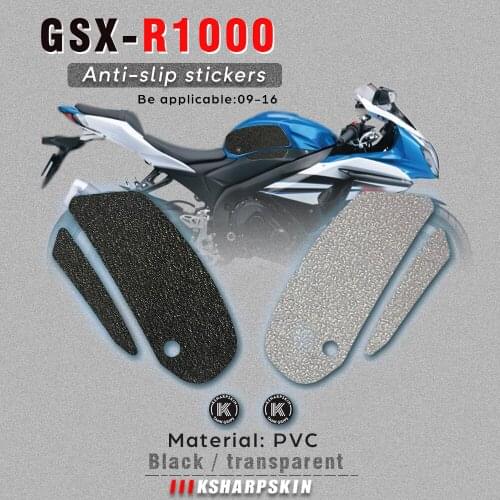 Motorcycle Non-slip Sticker Grips Protector Sticker Decal Gas Knee Grip Tank Traction Pad decals For SUZUKI 09-16 GSX-R1000