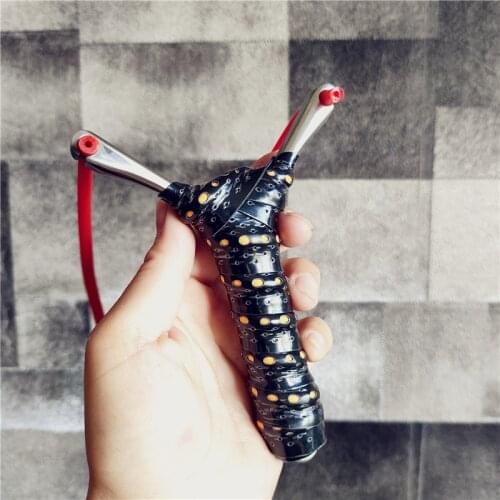 Big power Slingshot Hunting Slingshot with Rubber Band Shooting stainless steel Type Y Slingshot catapult Shooting for Hunting
