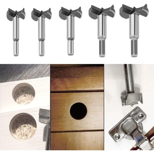 15mm-100mm Drill Bits Forstner Carbon Steel Boring Drill Woodworking Centering Hole Saw Tungsten Carbide Wood Cutter Tool Set