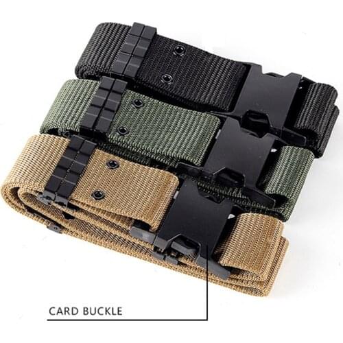 MOLLE Multifunctional Belt Outdoor Nylon Braided Tactical Outer Belt Combat Security Tactical Belt BDU Outer Belt