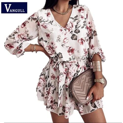 Летние платья с принтом Vangull China At AliExpress