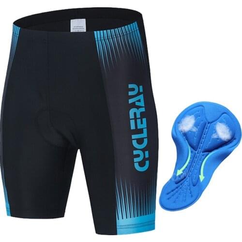 CYCLERAY Cycling Shorts Mens Riding Shorts Summer Anti-UV MTB Bicycle Short Tights Pro 5D Gel Pad Bike Team Racing Wear
