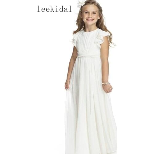 Vestido Primera Comunion Vintage White First Simple Communion Dresses For Girls Cheap Flower Girl Dresses For Weddings Custom