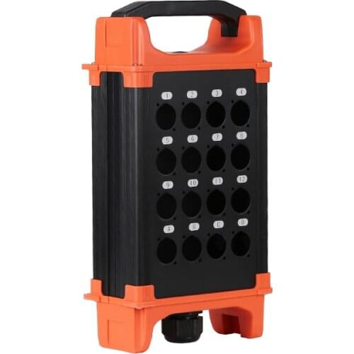 High quality 16 signal pathway stage junction box Stage snake cable box Multichannel audio cable junction box