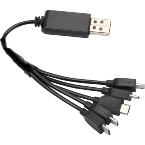 5 In one Charger For Visuo Xs809 Xs809w Xs809hw Multi-charging Cable Rc Drone Spare Parts Helicopter Accssory Dron Kits