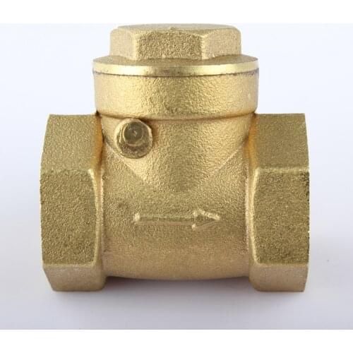 1PCS Check Valve Horizontal Type 24mm / 3/4 BSP Female One Way Flow Water Pipe