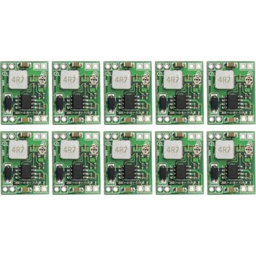 10 PCS Mini MP1584EN DC-DC Buck Converter 3A Power Adjustable Step Down Module 24v to 12v 9v 5v 3v