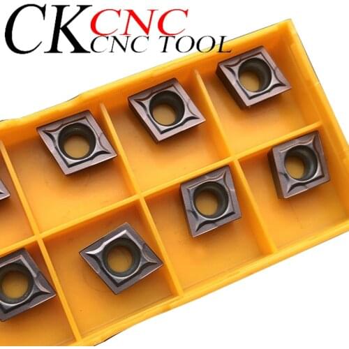 10PCS CCMT09T304 VP15TF carbide insert internal turning tool CCMT 09T304 face milling cutters turning tools CNC milling tools